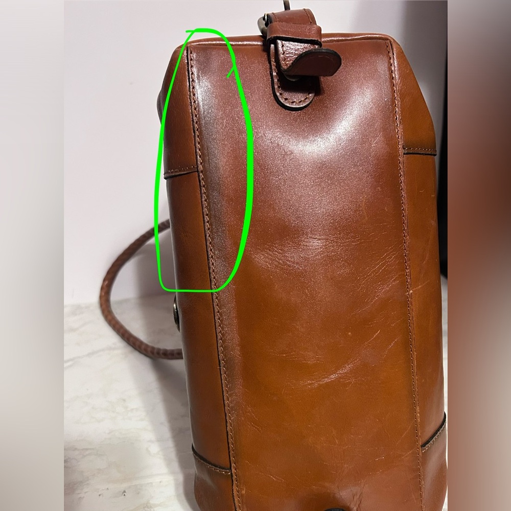 Patricia Nash Kavala Heritage Satchel Handbag in Cognac - Picture 13 of 16
